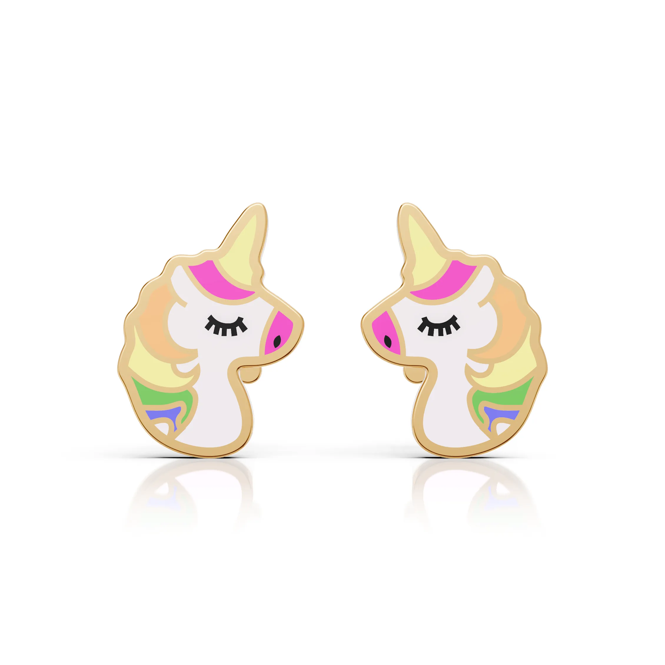 Rainbow Unicorn Enamel
